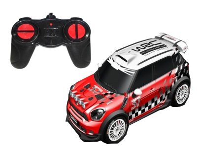 4 FUNCTION R/C CAR (RED AND BLACK STRIPES) - HP1000130