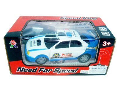 FOUR FUNCTION R/C POLICE CAR BLUE/RED/YELLOW - HP1000246