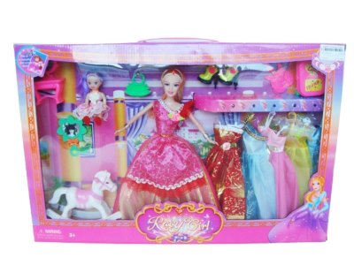 11'BENDABLE DOLL W/ACCESSORIES - HP1000472