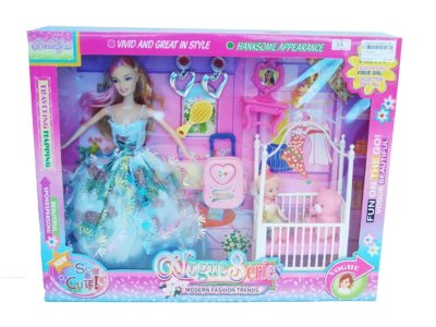 BENDABLE DOLL W/ACCESSORIES 3 ASST. - HP1000636