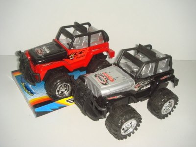 FRICTION JEEP RED/BLUE/BLACK - HP1000667