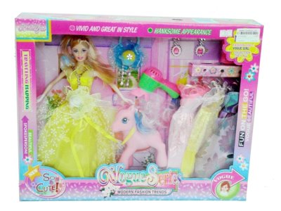 BENDABLE DOLL W/ACCESSORIES 3 ASST. - HP1000690