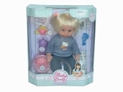 14”GIRL DOLL W/IC & ACCESSORIES - HP1000713