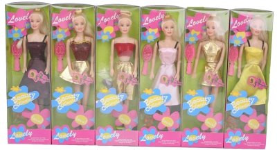 BENDABLE DOLL 6 ASST. - HP1000834