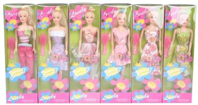 BENDABLE DOLL 6 ASST. - HP1000835