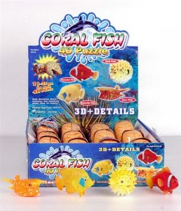 3D PUZZLE (12PCS CORAL FISH) - HP1001415