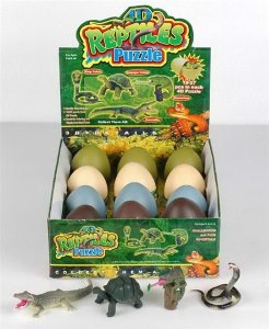 3D PUZZLE (12PCS REPTILES) - HP1001416