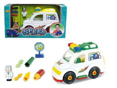 ASSEMBLE FREE WAY AMBULANCE CAR - HP1001478