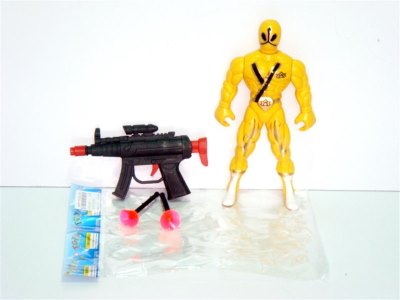 SUPER SOLDIER W/SOFT SHOOTING GUN  - HP1001566