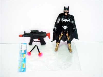 BATMAN W/LIGHT & SOFT SHOOTING GUN - HP1001587