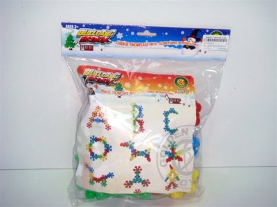 吹塑雪花积木40PCS - HP1001913