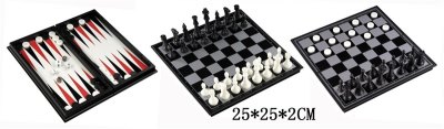 3 IN 1 MAGNETIC CHESS GAME (FOLDABLE) - HP1001955