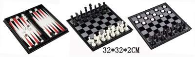 3 IN 1 MAGNETIC CHESS GAME (FOLDABLE) - HP1001956