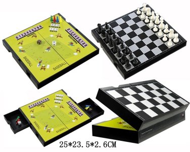 2 IN 1 MAGNETIC CHESS GAME  - HP1002001