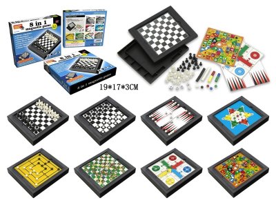 8 IN 1 MAGNETIC CHESS GAME   - HP1002008