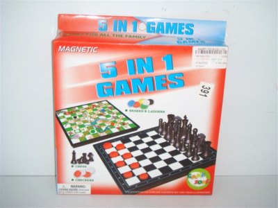 5 IN 1 MAGNETIC CHESS GAME  - HP1002122