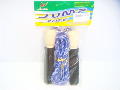 SKIPPING ROPE W/WOOD HANDLE - HP1002212