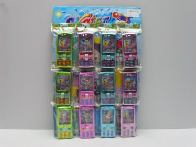WATER GAME BLUE/GREEN/PINK 12PC/CARD - HP1002369
