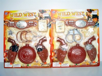 COWBOY GUN PLAY SET 2 ASST.(8PCS) - HP1002624