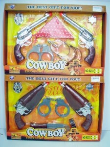COWBOY GUN PLAY SET 2 ASST.(7PCS) - HP1002639
