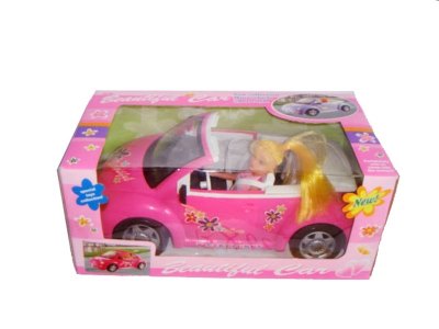 FRICTION DOLL CAR W/LIGHT (2COLOR) - HP1002874