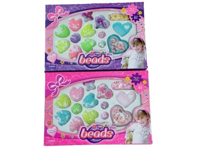 2ASST CRAFT BEADS W/BEAUTY SET - HP1002913