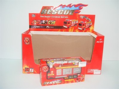 FRICTION FIRE ENGINE (12PCS DISPLAY BOX) - HP1003009