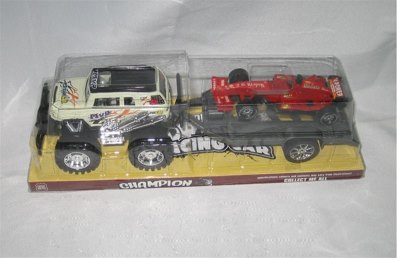 FRICTION TOW TRUCK W/1 FREE WAY F1 RACING CAR - HP1003285