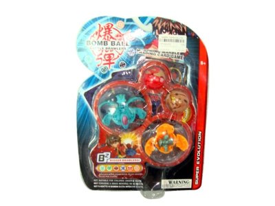 3.2CM DISTORTION BOMB W/CARD (4PCS) - HP1003378