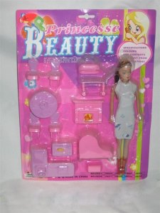 FURNITURE SET & BLOW MOLD DOLL - HP1003421
