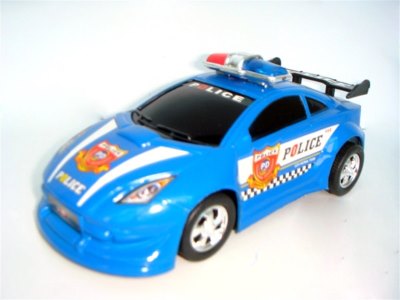 PULL LINE POLICE CAR WHITE BLUE - HP1003852