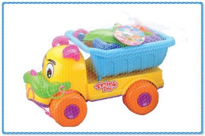 FULL LINE BEACH DOG CAR WITH MUSIC BLOCK - HP1003964