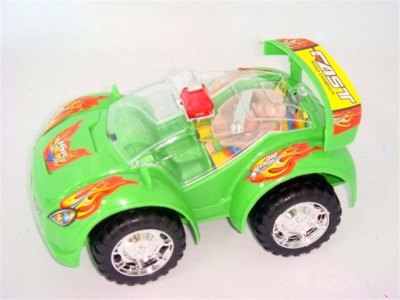 PULL LINE POLICE CAR W/LIGHT (3COLOR) - HP1004054