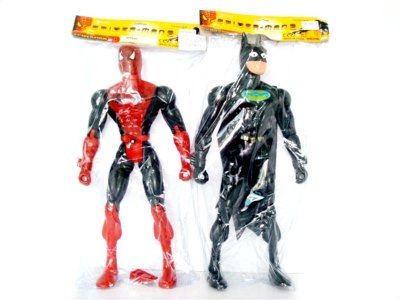 SPIDERMAN & BATMAN W/LIGHT & MUSIC 2ASST. - HP1004056