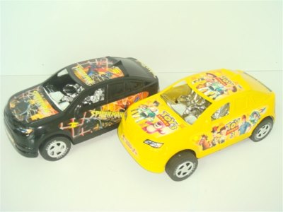 FRICTION CAR BLACK RED YELLOW BULE - HP1004070