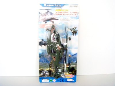 WIND UP MILITARY HELICOPTER W/SEAT  - HP1004077