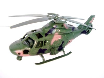 WIND UP MILITARY HELICOPTER W/SEAT  - HP1004091
