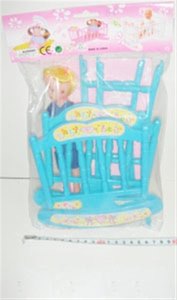 BABY BED W/DOLL - HP1004140