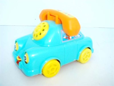 PULL LINE PHONE CAR W/MOVING EYE (2COLOR) - HP1004227