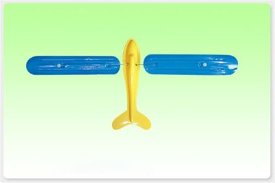 PLASTIC PLANE KITE - HP1004453