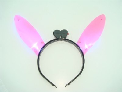 RABIT EAR HAIRPIN W/BLUE LIGHT  - HP1004946