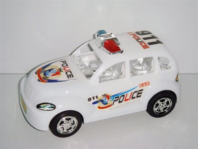 FRICTION POLICE CAR WHITE BLUE - HP1004966