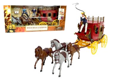 FOUR -HORSE COACH W/PIRATE - HP1005073