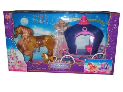 B/O CARRIAGE W/DOLL & MUSIC & LIGHT - HP1005076