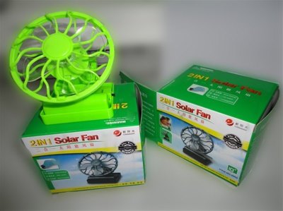 2 IN 1 SOLAR FAN (5COLOR) - HP1005161