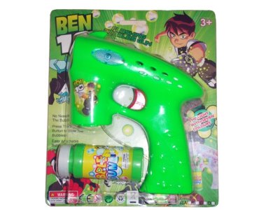 BEN10 BUBBLE GUN W/LIGHT  - HP1005422