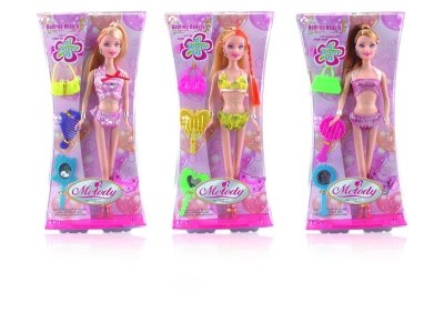 3 ASST. BENDABLE DOLL  - HP1005478