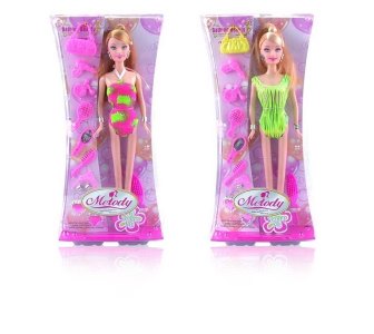 2 ASST. BENDABLE DOLL  - HP1005479