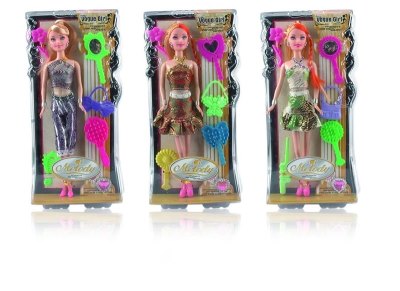 3 ASST. BENDABLE DOLL  - HP1005480