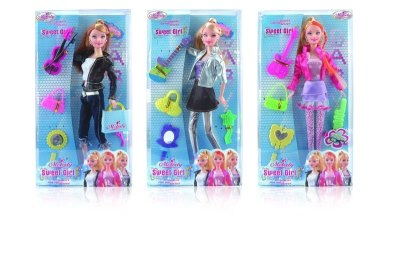 3 ASST. BENDABLE DOLL  - HP1005482